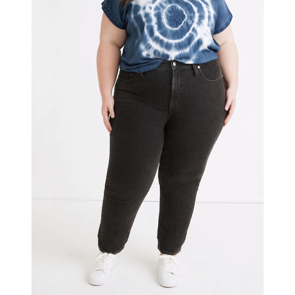 Plus-Size High-Rise Black Jeans